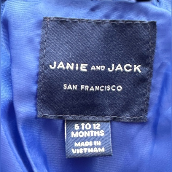 Janie and Jack Colorblocked Puffer Jacket size 6-12 Months - Picture 4 of 8